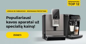 populiariausi kavos aparatai už specialią kainą!