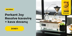Perkant Joy Resolve kavavirę + kava dovanų