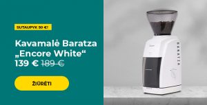 Kavamalė Baratza „Encore White“