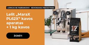 Perkant Lelit „MaraX PL62X“ kavos aparatą + 1 kg kavos