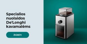 Specialios nuolaidos De'Longhi kavamalėms