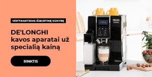 DE'LONGHI kavos aparatai už specialią kainą