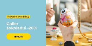 GALLER šokoladui -20%