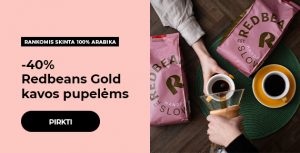 Redbeans Gold kavos pupelėms -40%