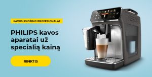 PHILIPS kavos aparatai už specialią kainą