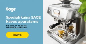 Speciali kaina SAGE kavos aparatams.