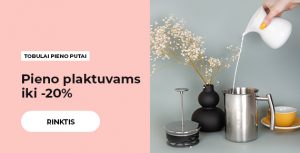Pieno plaktuvams iki -20%