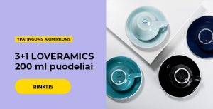 3+1 LOVERAMICS 200 ml puodeliai