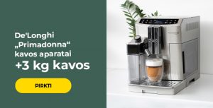 De'Longhi „Primadonna“ kavos aparatai +3 kg kavos