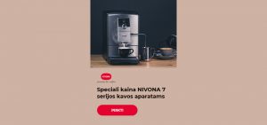 Speciali kaina NIVONA 7 serijos kavos aparatams