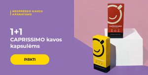 1+1 CAPRISSIMO kavos kapsulėms