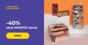 -40% visai MOKITO kavai