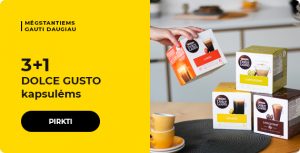 DOLCE GUSTO kapsulėms 3+1