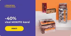 -40% visai MOKITO kavai