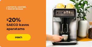 Iki -20% SAECO Kavos Aparatams