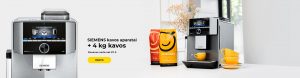 SIEMENS kavos aparatai + 4 kg kavos