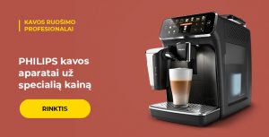 PHILIPS kavos aparatai už specialią kainą