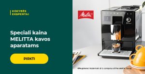 Speciali kaina MELITTA kavos aparatams