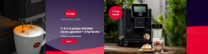 7, 8 ir 9 serijos NIVONA kavos aparatai + 2 kg kavos