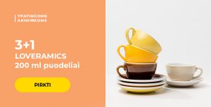 3+1 LOVERAMICS 200 ml puodeliai