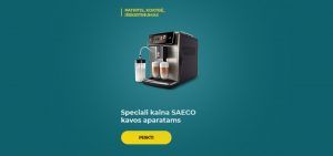 Speciali kaina SAECO kavos aparatams