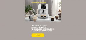 „Magnifica Start“ - patirtis, žinios ir technologijos kiekvieno kavos mylėtojo skonui