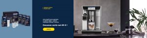 De'Longhi kavos aparatas su pieno talpa + „Kavos mylėtojų rinkinys“ dovanų