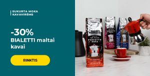 -30% BIALETTI maltai kavai
