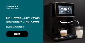 Dr. Coffee „C11“ kavos aparatas + 3 kg kavos