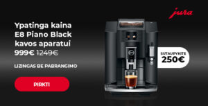 Ypatinga kaina JURA „E8 Piano Black“