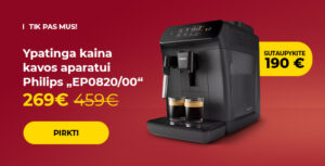 Ypatinga kaina kavos aparatui Philips „EP0820/00“