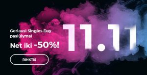 Geriausi Singles Day pasiūlymai