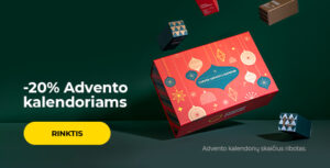 -20% Advento kalendoriams