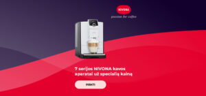 7 serijos NIVONA kavos aparatai už specialią kainą