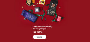 Geriausios kalėdinių dovanų idėjos! Iki -50% kavai ir kavos aparatams