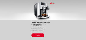JURA kavos aparatas + 6 kg kavos