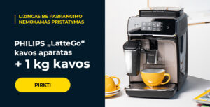 PHILIPS „LatteGo“ kavos aparatas + 1 kg kavos