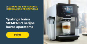 Ypatinga kaina SIEMENS 7 serijos kavos aparatams