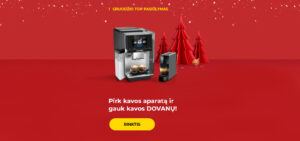 Pirk kavos aparatą ir gauk kavos dovanų!