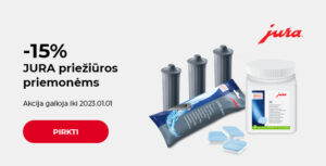 JURA priežiūros priemonėms
