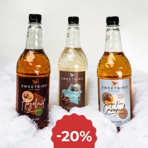 -20% atrinktiems SWEETBIRD sirupams