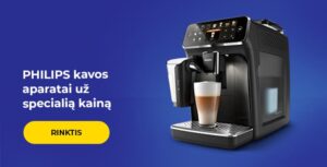 PHILIPS kavos aparatai už specialią kainą