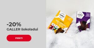 -20% GALLER šokoladui