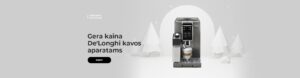 Gera kaina De'Longhi kavos aparatams