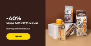 -40% visai MOKITO kavai