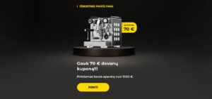 Saa 50€ kinkekaart!!! Kui ostad vähemalt 500€ kohvimasina*