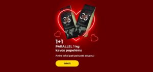1+1 PARALLEL 1 kg kavos pupelėms