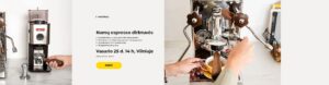 Namų espresso dirbtuvės Vilniuje Vasario 25d. 14 val.