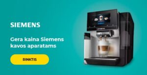 Gera kaina Siemens kavos aparatams