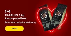 1+1 PARALLEL 1 kg kavos pupelėms